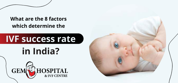 What are the 8 factors which determine the IVF success rate in India